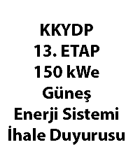 KKYDP 13. ETAP 150 kWe Güneş Enerji Sistemi İhale Duyurusu Image